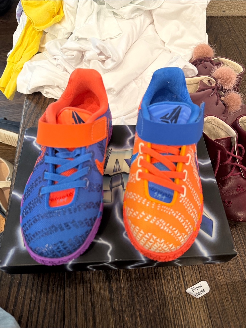 Nike Toddler Colorblock Sneakers - Blue & Orange